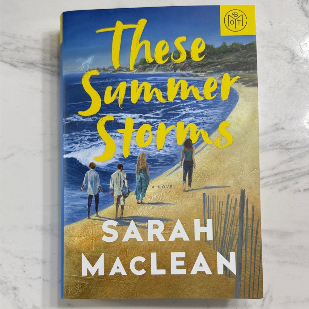 These Summer Storms - Blue and Yellow Paperback Novel